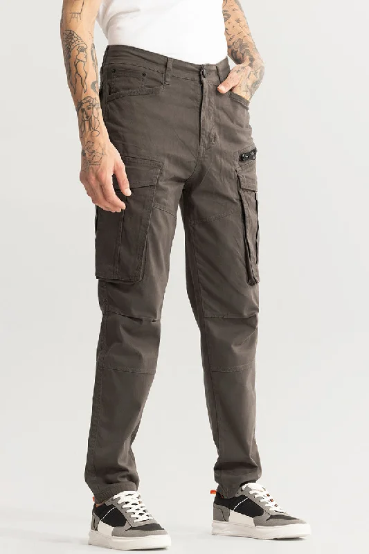 Kyubic Grey Cargo Pant