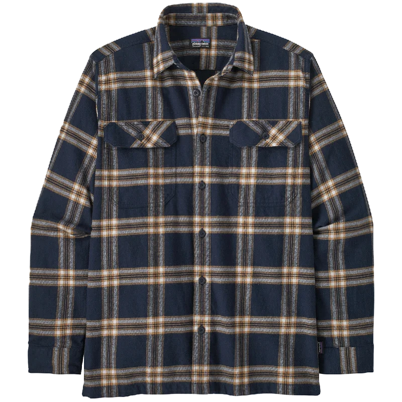 Men's Long Sleeve Organic Cotton Fjord Flannel Shirt