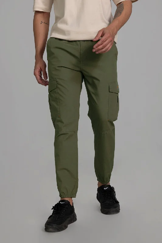 Majin Olive Cargo Pant