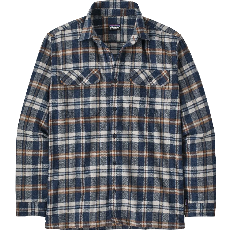 Men's Long Sleeve Organic Cotton Fjord Flannel Shirt