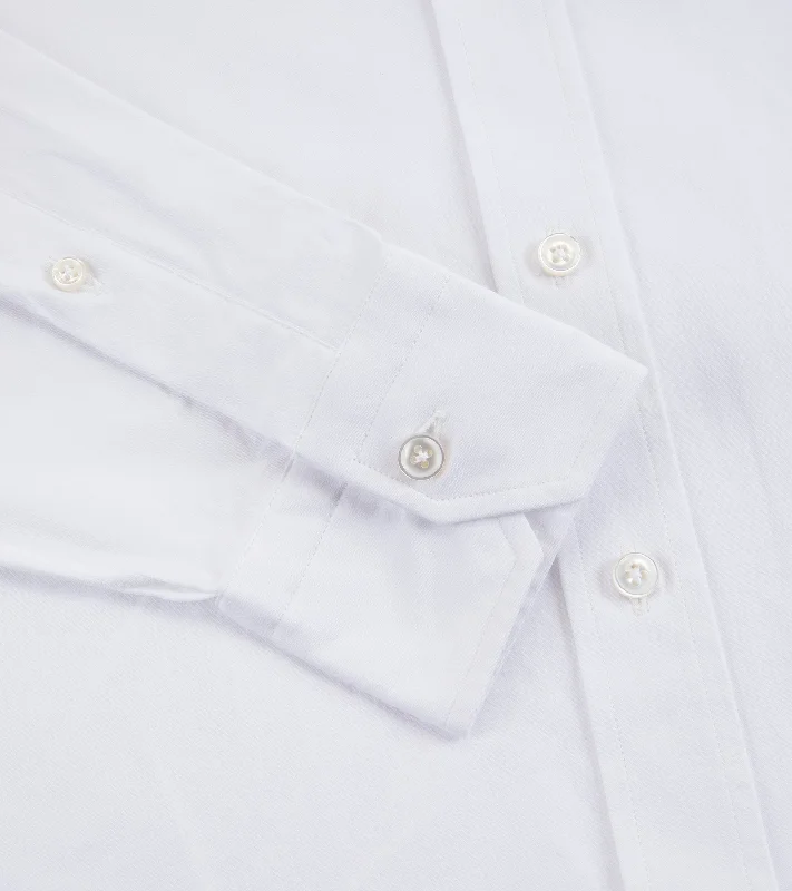 Salvatore Piccolo Heavy Canvas Shirt: White