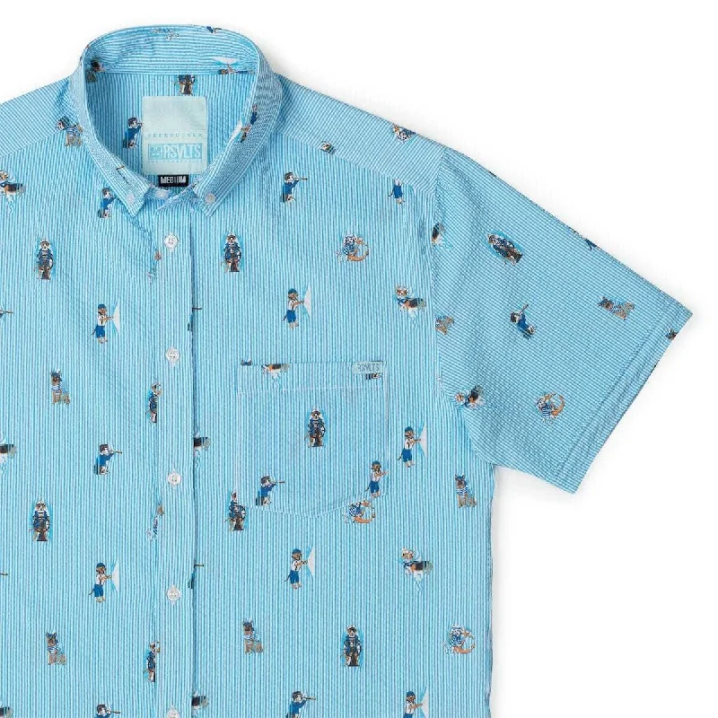 Sea Dogs – Stretch Seersucker Short Sleeve Shirt