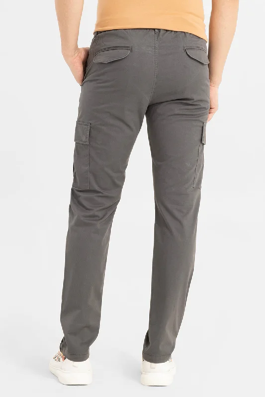 Stark Pastel Ash Grey Cargo Pant