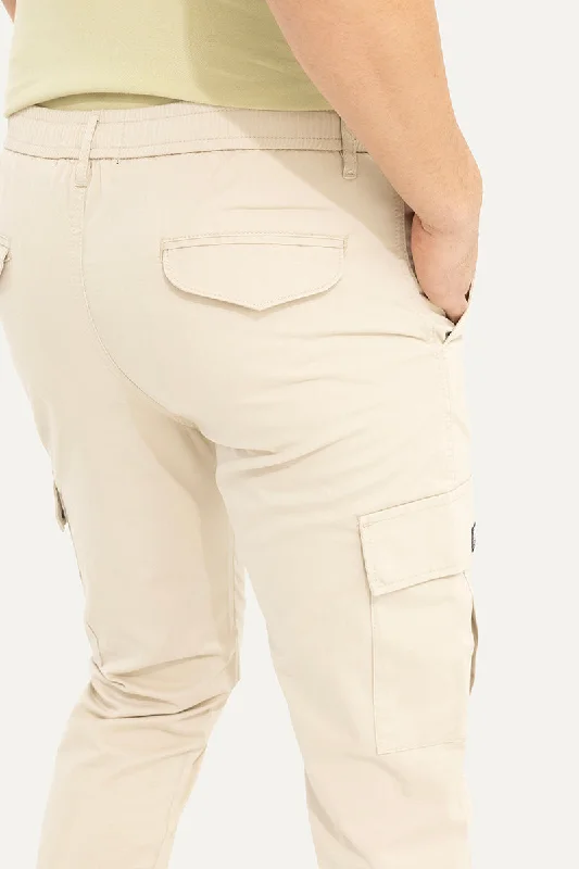 Stark Pastel Cream Cargo Pant