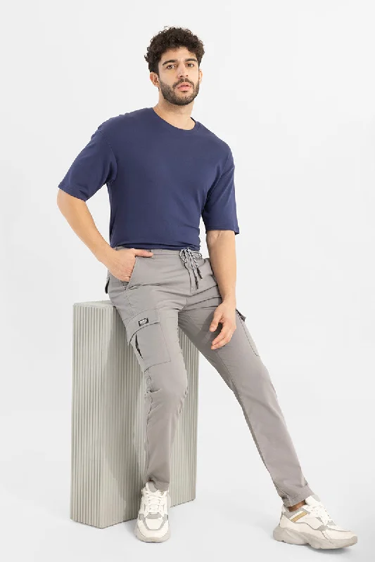 Stark Pastel Grey Cargo Pant