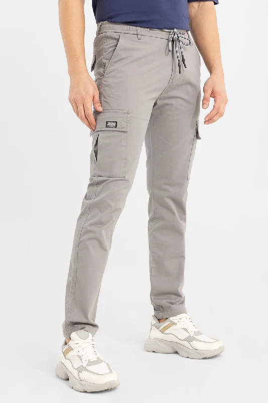 Stark Pastel Grey Cargo Pant