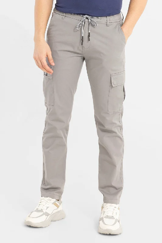 Stark Pastel Grey Cargo Pant