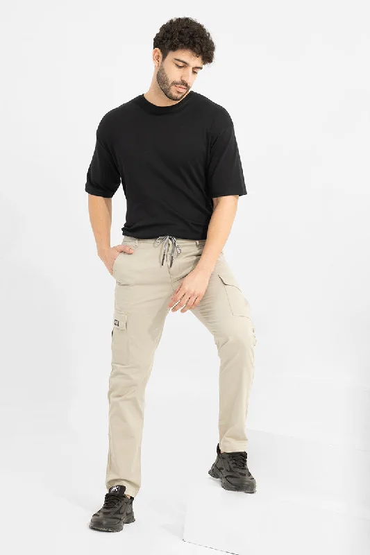 Stark Pastel Ivory Cargo Pant