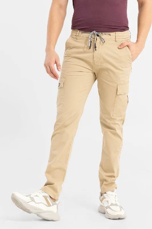 Stark Pastel Khaki Cargo Pant