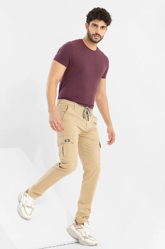 Stark Pastel Khaki Cargo Pant