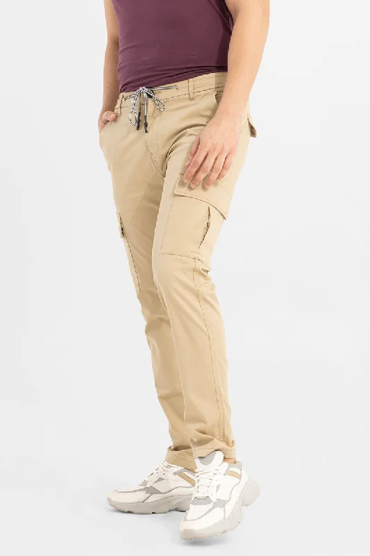 Stark Pastel Khaki Cargo Pant