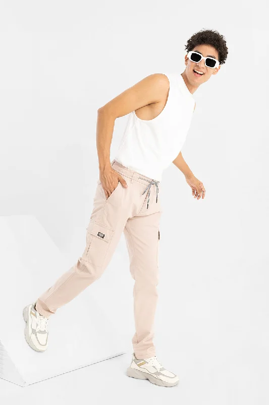 Stark Pastel Pink Cargo Pant