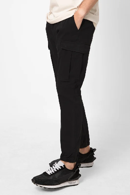 Steezy Pro Black Cargo Pants