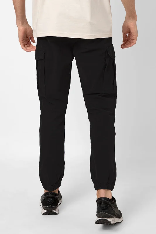 Steezy Pro Black Cargo Pants