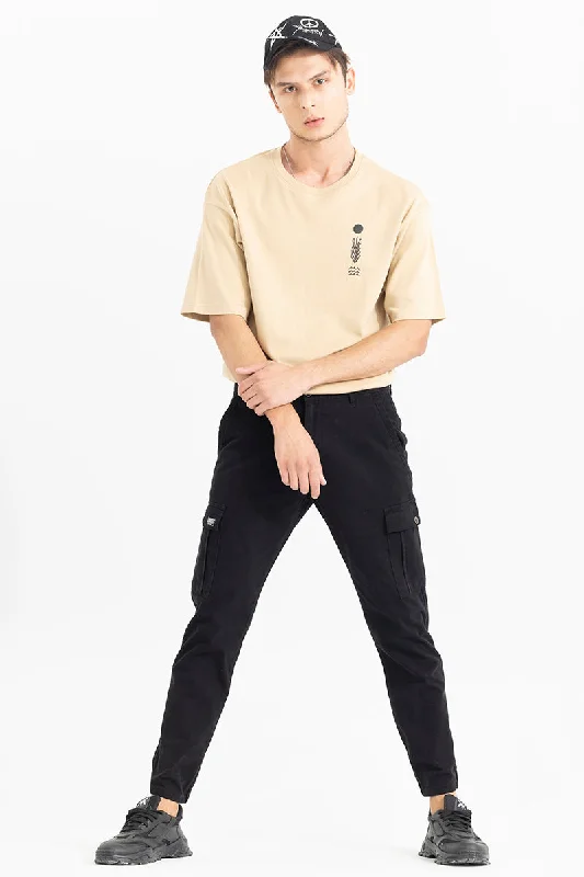 Steggi Black Cargo Pant