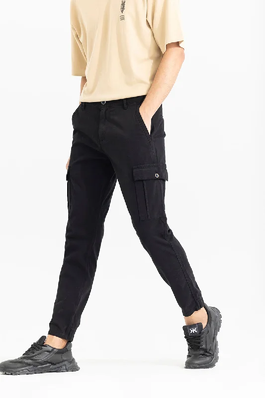 Steggi Black Cargo Pant