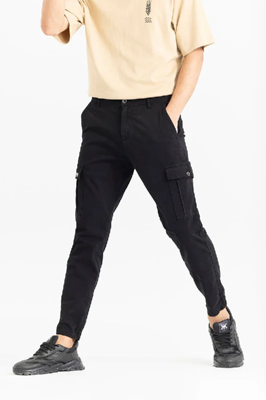 Steggi Black Cargo Pant