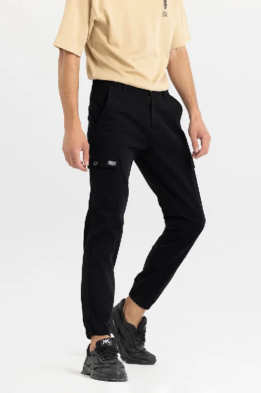 Steggi Black Cargo Pant