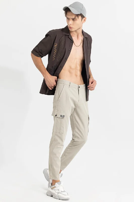 Steggi Cream Cargo Pant