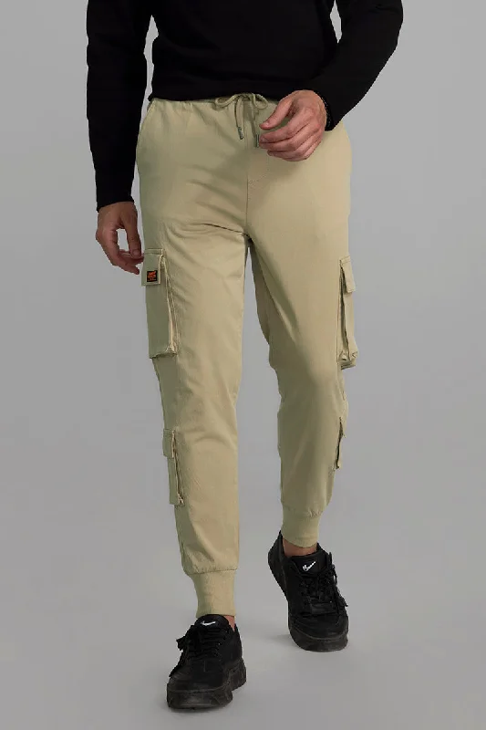 Streetstyle Beige Cargo Pant