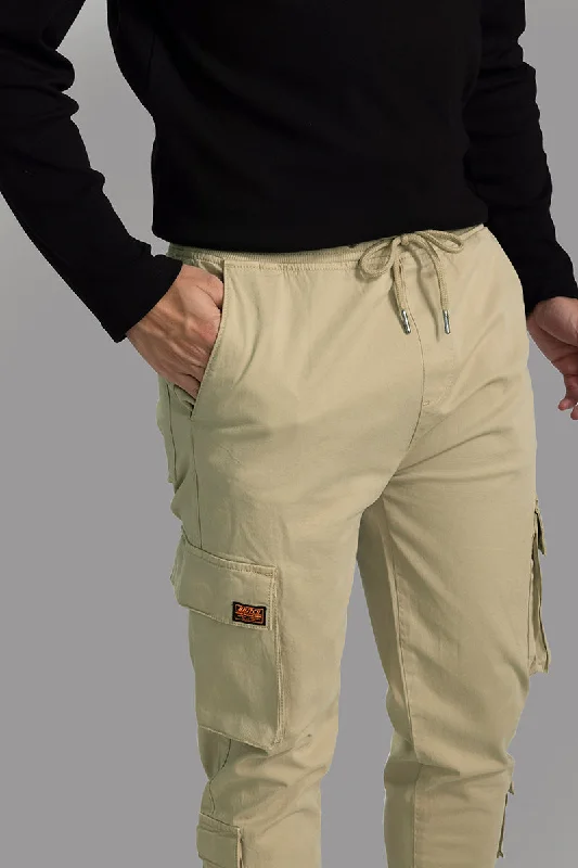 Streetstyle Beige Cargo Pant