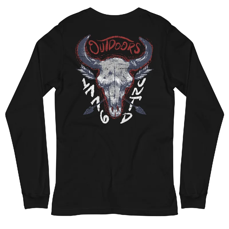 The Bison Skull Long Sleeve Tee