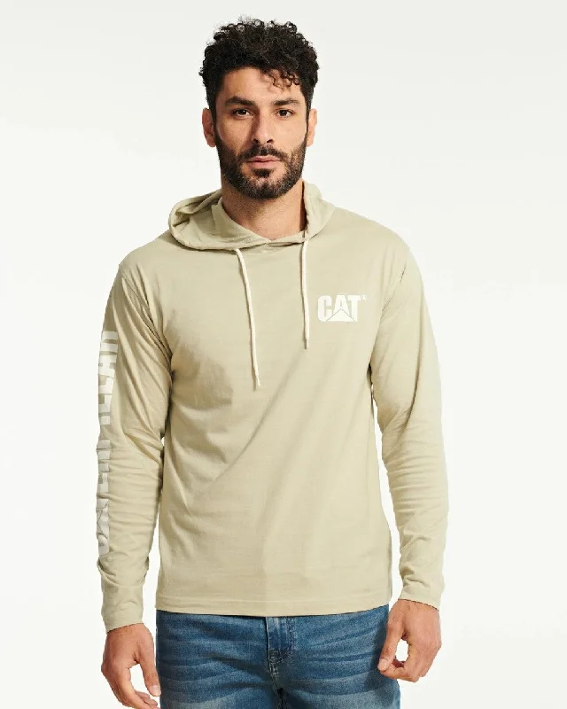 Men's UPF Hooded Banner Long Sleeve T-Shirt - Peyote