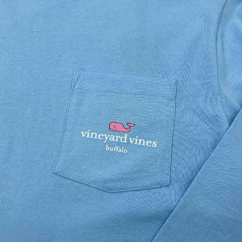 Vineyard Vines Buffalo, NY Jake Blue Long Sleeve Shirt