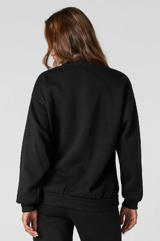 Oversized Fleece Sweatshirt