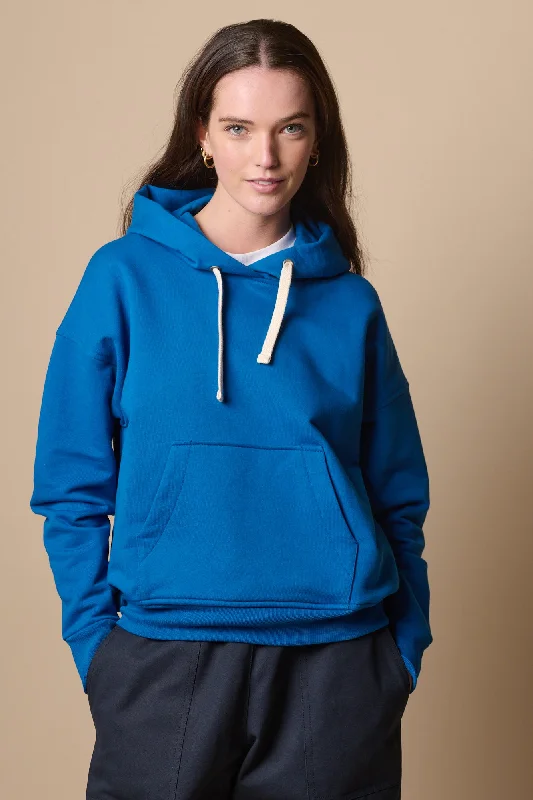 Women's Hooded Sweatshirt - Cobalt