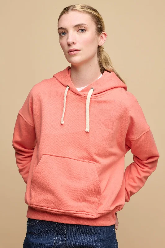 Women's Hooded Sweatshirt - Peach