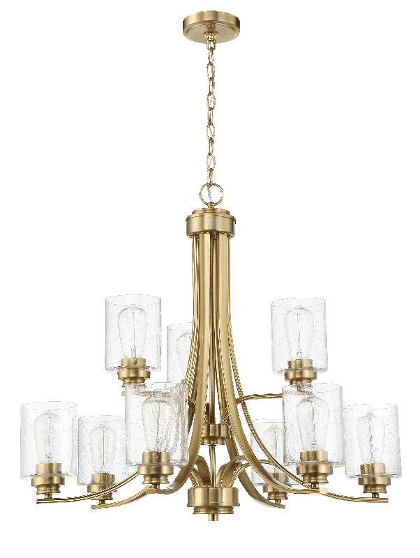 Chandeliers with Frosted Glass for a Softer Light DiffusionChandeliers with Frosted Glass for a Softer Light DiffusionBolden 9 Light Chandelier in Satin Brass Chandeliers with Frosted Glass for a Softer Light DiffusionChandeliers with Frosted Glass for a Softer Light DiffusionBolden 9 Light Chandelier in Satin Brass
