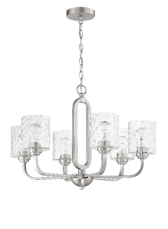 Small Chandeliers for Compact RoomsSmall Chandeliers for Compact RoomsCollins 6 Light Chandelier in Brushed Polished Nickel Small Chandeliers for Compact RoomsSmall Chandeliers for Compact RoomsCollins 6 Light Chandelier in Brushed Polished Nickel