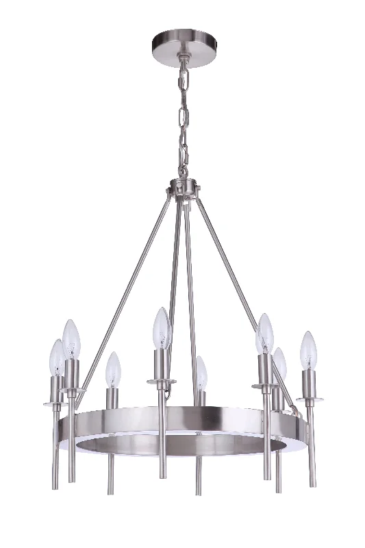 LED Chandeliers for Energy - Efficient LightingLED Chandeliers for Energy - Efficient LightingLarrson 8 Light Chandelier in Brushed Polished Nickel LED Chandeliers for Energy - Efficient LightingLED Chandeliers for Energy - Efficient LightingLarrson 8 Light Chandelier in Brushed Polished Nickel