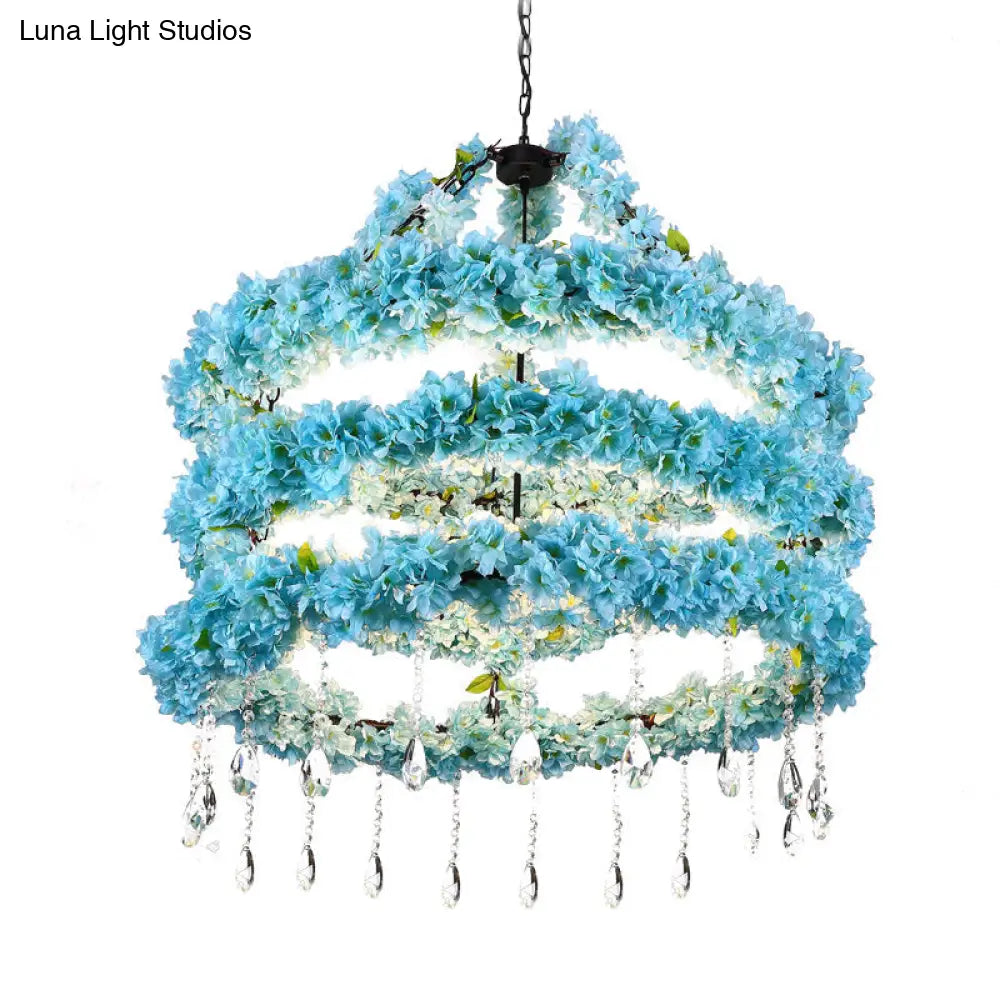 Chandeliers with Murano Glass for a High - End Artistic TouchChandeliers with Murano Glass for a High - End Artistic TouchIndustrial Blue Circle Pendant Chandelier with LED Down Lighting and Crystal Accent - 6 Heads, 31.5"/39" W Chandeliers with Murano Glass for a High - End Artistic TouchChandeliers with Murano Glass for a High - End Artistic TouchIndustrial Blue Circle Pendant Chandelier with LED Down Lighting and Crystal Accent - 6 Heads, 31.5"/39" W