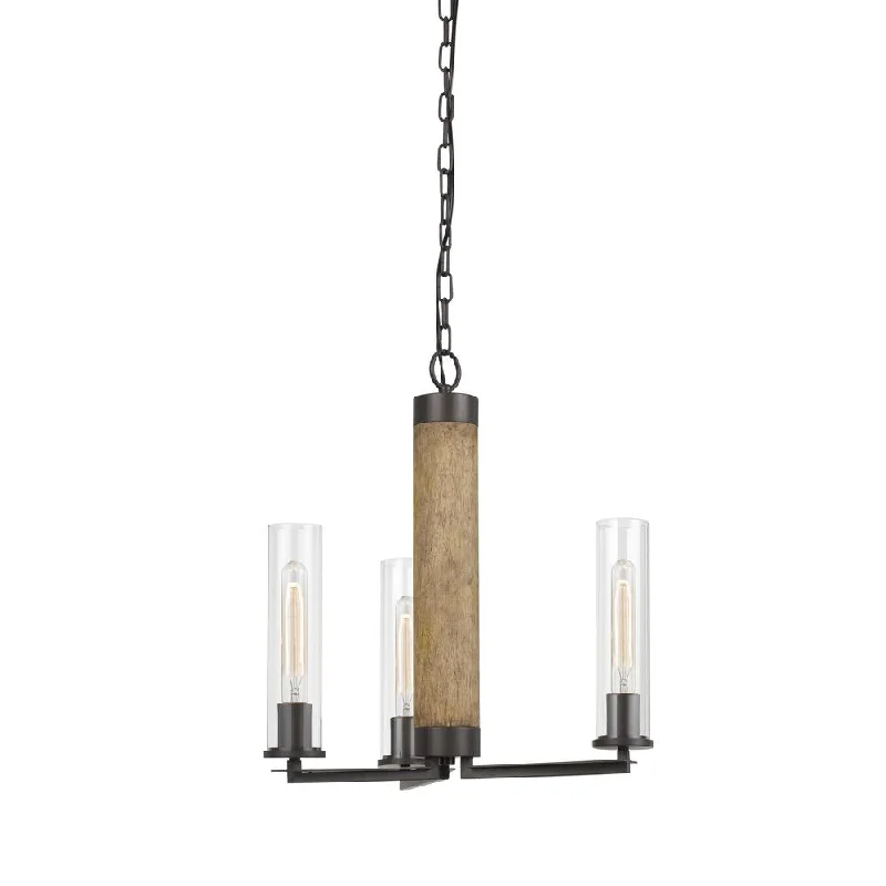 Chandeliers with Venetian Glass for a Luxurious LookChandeliers with Venetian Glass for a Luxurious Look60W X 3 Silverton Metal/Wood 3 Light Chandelier With Glass Shades. (Edison Bulbs Included) By Cal Lighting Chandeliers with Venetian Glass for a Luxurious LookChandeliers with Venetian Glass for a Luxurious Look60W X 3 Silverton Metal/Wood 3 Light Chandelier With Glass Shades. (Edison Bulbs Included) By Cal Lighting