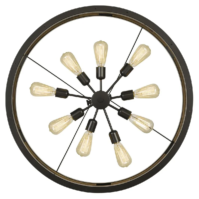 Incandescent Chandeliers for a Warm and Traditional GlowIncandescent Chandeliers for a Warm and Traditional Glow60W X 9 Bradford Metal And Wood Chandelier (Edison Bulbs Not Included) By Cal Lighting Incandescent Chandeliers for a Warm and Traditional GlowIncandescent Chandeliers for a Warm and Traditional Glow60W X 9 Bradford Metal And Wood Chandelier (Edison Bulbs Not Included) By Cal Lighting