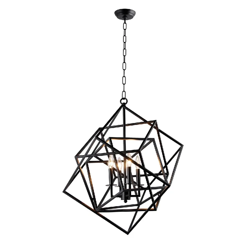 Chandeliers with Metal Frames in Gold FinishChandeliers with Metal Frames in Gold FinishAA Warehousing 4 light Chandelier in Black finish Chandeliers with Metal Frames in Gold FinishChandeliers with Metal Frames in Gold FinishAA Warehousing 4 light Chandelier in Black finish