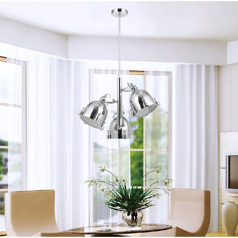 Chandeliers with Metal Frames in Silver FinishChandeliers with Metal Frames in Silver FinishCal Lighting FX-2688-3 60W X 3 Hubble 3 Light Chandelier Chandeliers with Metal Frames in Silver FinishChandeliers with Metal Frames in Silver FinishCal Lighting FX-2688-3 60W X 3 Hubble 3 Light Chandelier