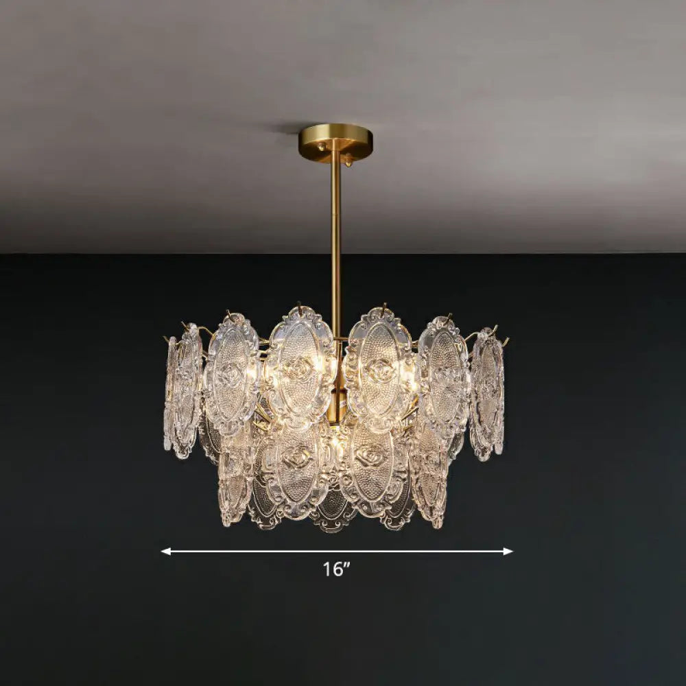 Chandeliers with Metal Frames in Bronze FinishChandeliers with Metal Frames in Bronze FinishPostmodern Gold Chandelier with Carved Glass Tiers for Dining Room Lighting Chandeliers with Metal Frames in Bronze FinishChandeliers with Metal Frames in Bronze FinishPostmodern Gold Chandelier with Carved Glass Tiers for Dining Room Lighting