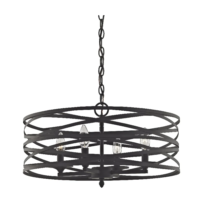 Chandeliers with Metal Frames in Black FinishChandeliers with Metal Frames in Black FinishVorticy 20" Wide 4-Light Chandelier Chandeliers with Metal Frames in Black FinishChandeliers with Metal Frames in Black FinishVorticy 20" Wide 4-Light Chandelier