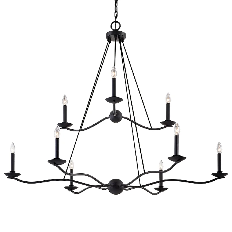 Chandeliers with Metal Frames in Black FinishChandeliers with Metal Frames in Black FinishSawyer Chandelier Chandeliers with Metal Frames in Black FinishChandeliers with Metal Frames in Black FinishSawyer Chandelier