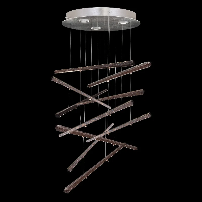 Mid - Century Modern Chandeliers for Vintage AppealMid - Century Modern Chandeliers for Vintage AppealFine Art Elevate 895640-151ST Chandelier Light - Silver Leaf