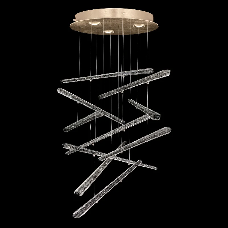 Large Chandeliers for Grand Halls and FoyersLarge Chandeliers for Grand Halls and FoyersFine Art Elevate 895640-241ST Chandelier Light - Gold Leaf Large Chandeliers for Grand Halls and FoyersLarge Chandeliers for Grand Halls and FoyersFine Art Elevate 895640-241ST Chandelier Light - Gold Leaf