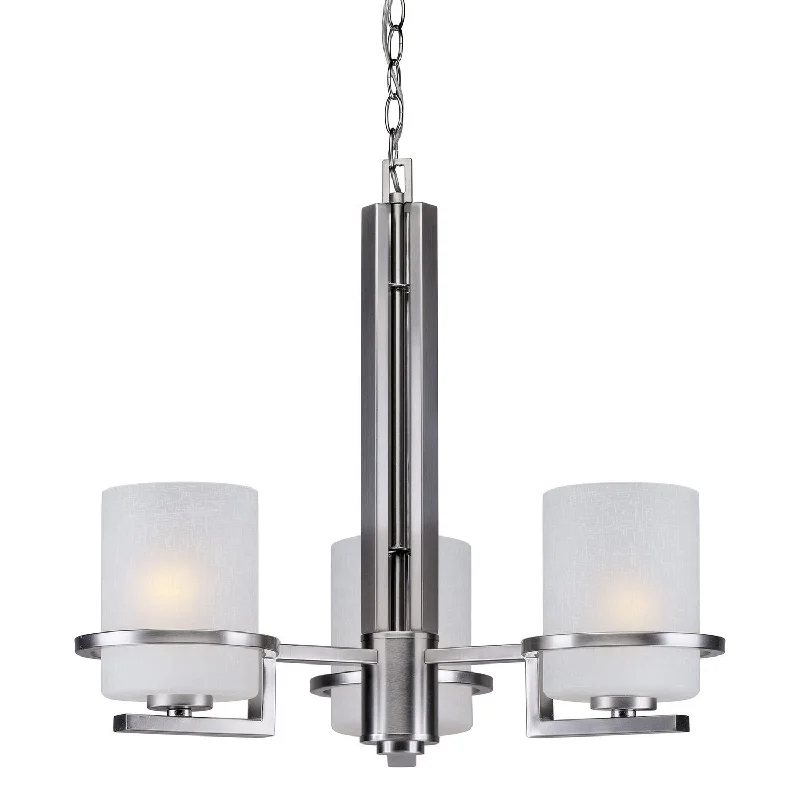 Chandeliers with Adjustable Height for Custom InstallationChandeliers with Adjustable Height for Custom InstallationForte 2404-03-55 Chandelier Light - Brushed Nickel Chandeliers with Adjustable Height for Custom InstallationChandeliers with Adjustable Height for Custom InstallationForte 2404-03-55 Chandelier Light - Brushed Nickel