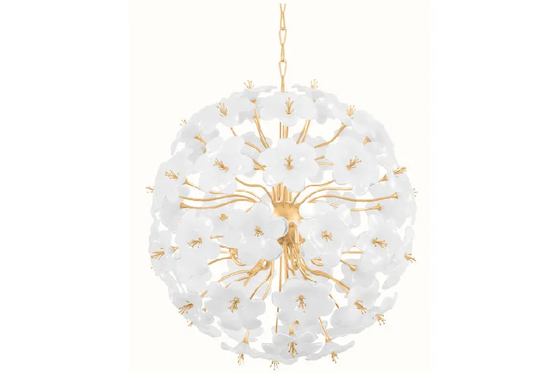 Traditional Brass Chandeliers for Classic InteriorsTraditional Brass Chandeliers for Classic InteriorsHudson Valley Lighting HYGEA 8-Light Chandelier in Gold Leaf