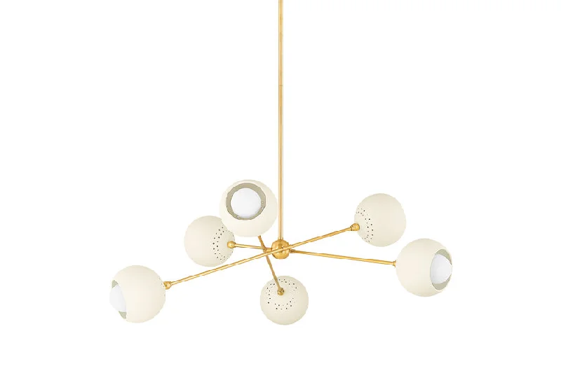 LED Chandeliers for Energy - Efficient LightingLED Chandeliers for Energy - Efficient LightingHudson Valley Lighting SAYLOR 6-Light Chandelier in Aged Brass/Soft Cream LED Chandeliers for Energy - Efficient LightingLED Chandeliers for Energy - Efficient LightingHudson Valley Lighting SAYLOR 6-Light Chandelier in Aged Brass/Soft Cream