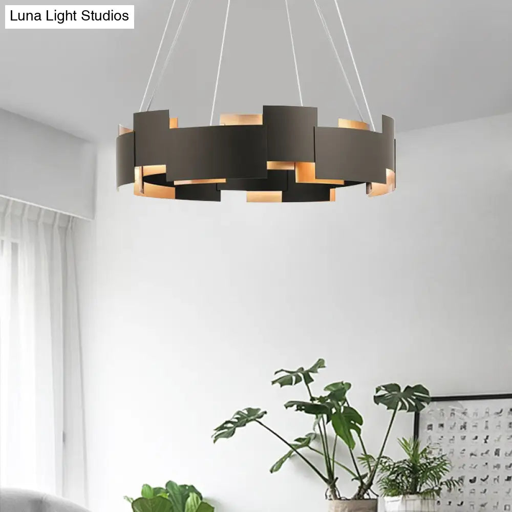 Modern Crystal Chandeliers for Contemporary HomesModern Crystal Chandeliers for Contemporary HomesBlack and Gold Metal Pendant Chandelier with Postmodern Splicing Design and Inner Suspension Light Modern Crystal Chandeliers for Contemporary HomesModern Crystal Chandeliers for Contemporary HomesBlack and Gold Metal Pendant Chandelier with Postmodern Splicing Design and Inner Suspension Light