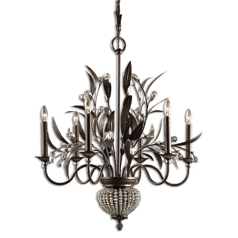 Chandeliers with Metal Frames in Gold FinishChandeliers with Metal Frames in Gold FinishUttermost 21017 Cristal De Lisbon 6+2 Light Chandelier Chandeliers with Metal Frames in Gold FinishChandeliers with Metal Frames in Gold FinishUttermost 21017 Cristal De Lisbon 6+2 Light Chandelier