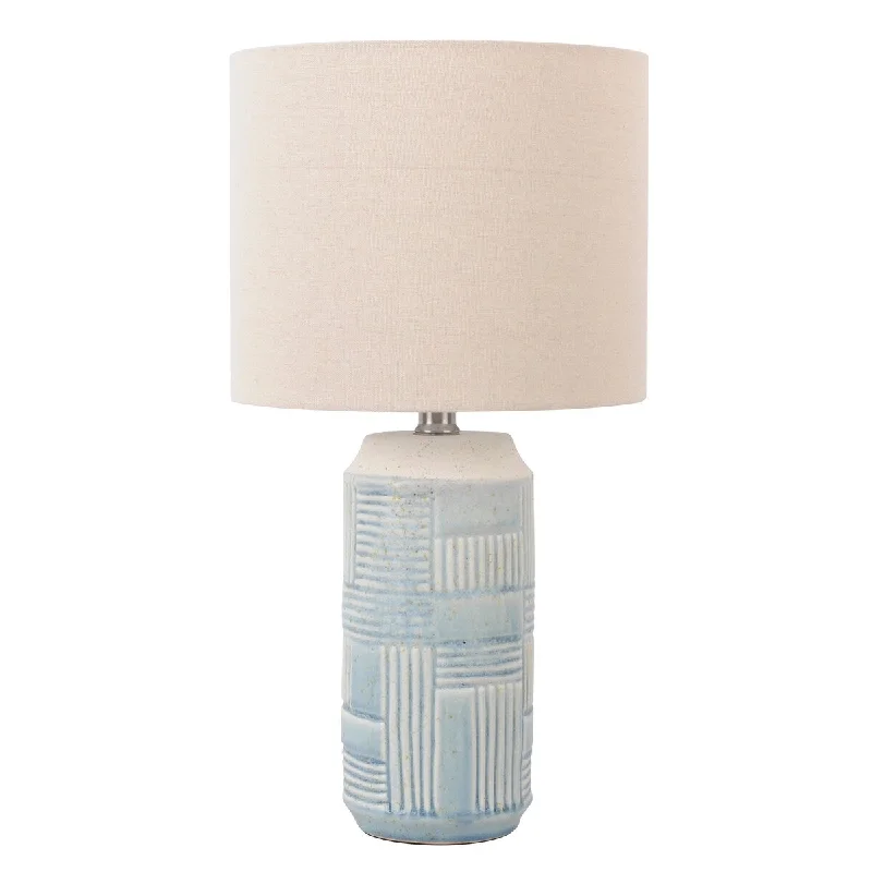bohemian table lamps with colorful patterns for eclectic bedroomsbohemian table lamps with colorful patterns for eclectic bedroomsFenley Sand Glaze Patterned Ceramic Table Lamp
